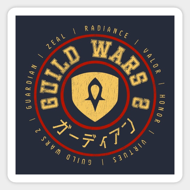 Guilds Wars 2 Guardian Kanji Sticker by StebopDesigns